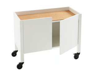 UPPER - MDF office storage unit with castors _ Karl Andersson